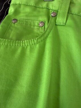 Versace Neon Green Women's Jeans